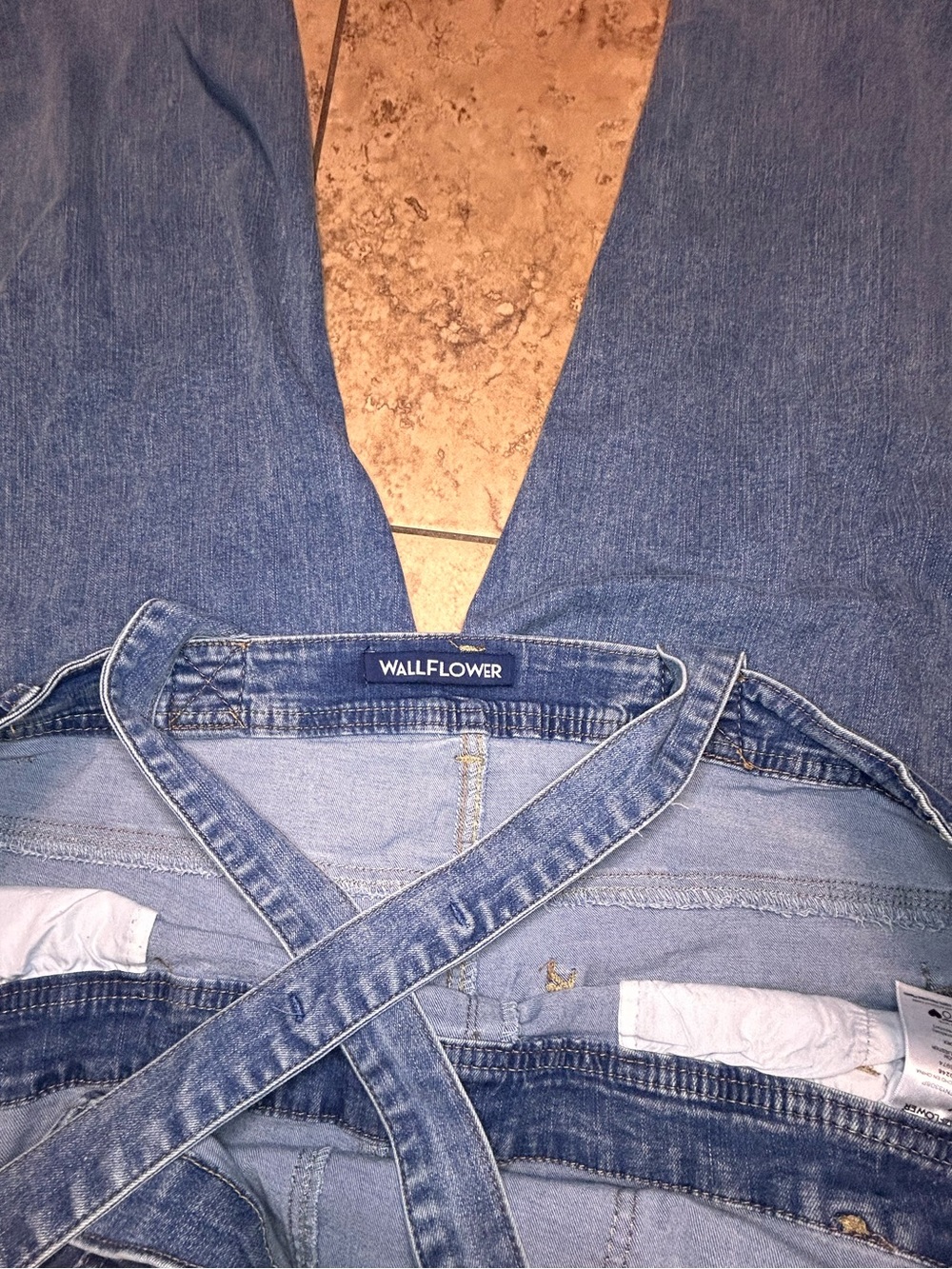 Wallflower Plus Size Denim Overalls - 3X - Picture 8 of 9